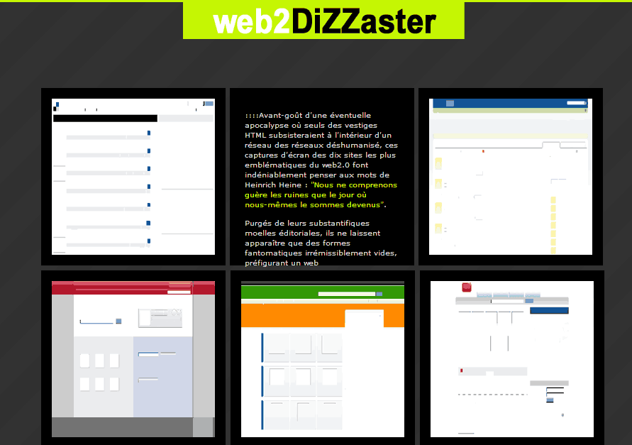 Web2dizzaster